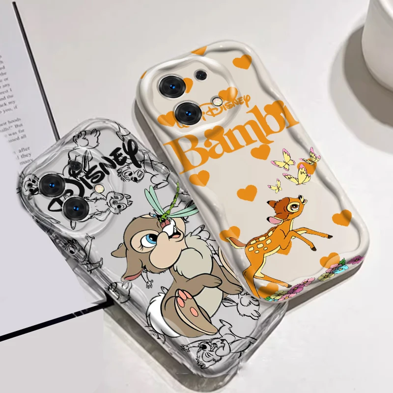 

Disney Bambi Rabbit Cute For Xiaomi Redmi Note 13 12 12S 11S 11 10 9 8 10A 9C 9T Pro Plus 5G Wave Oil Funda Phone Case