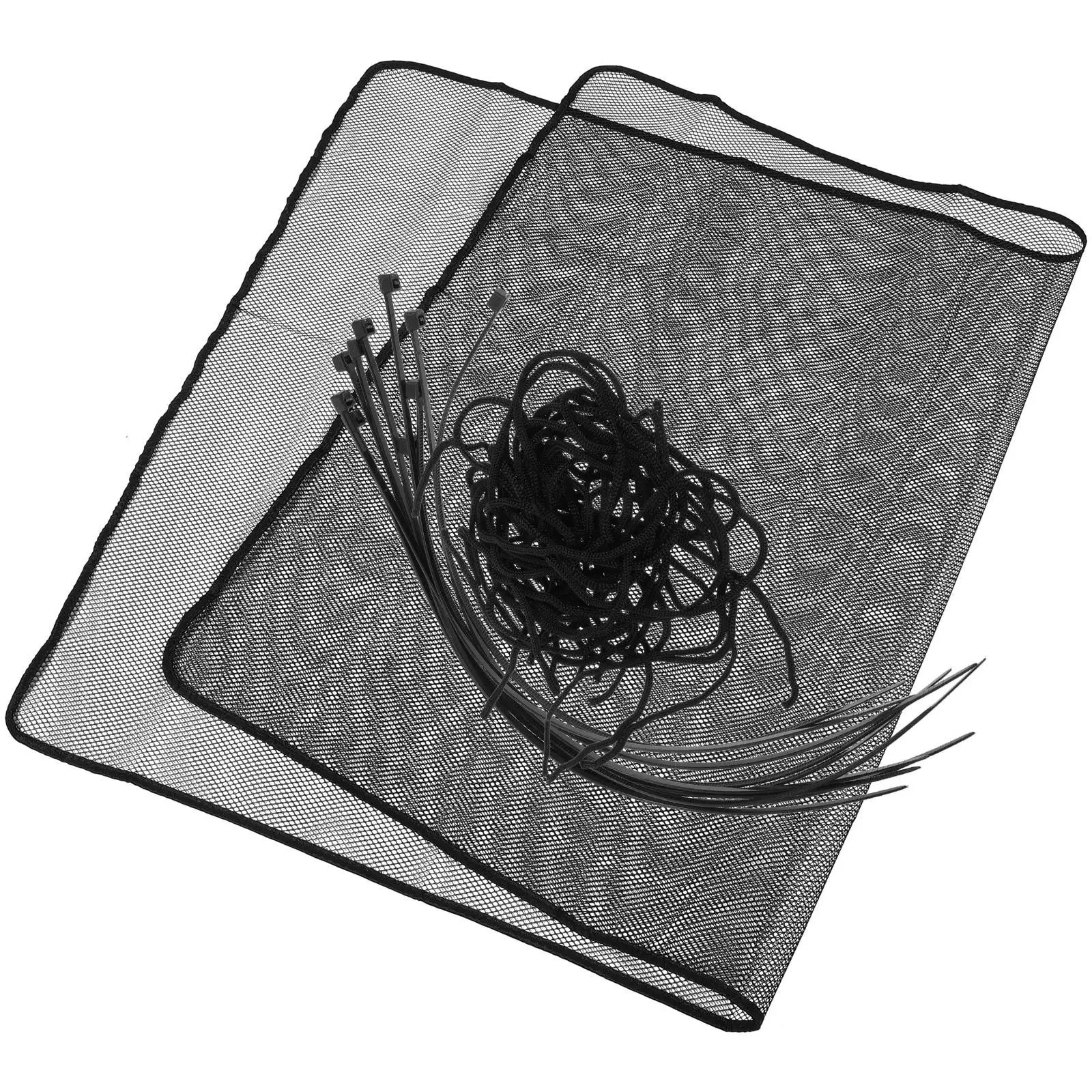 

Stair Protection Net Black 15 Nylon Ropes 10 Long Buckles Child Proof Balcony Netting for Kids Pets Stairs Safety Mesh Baby
