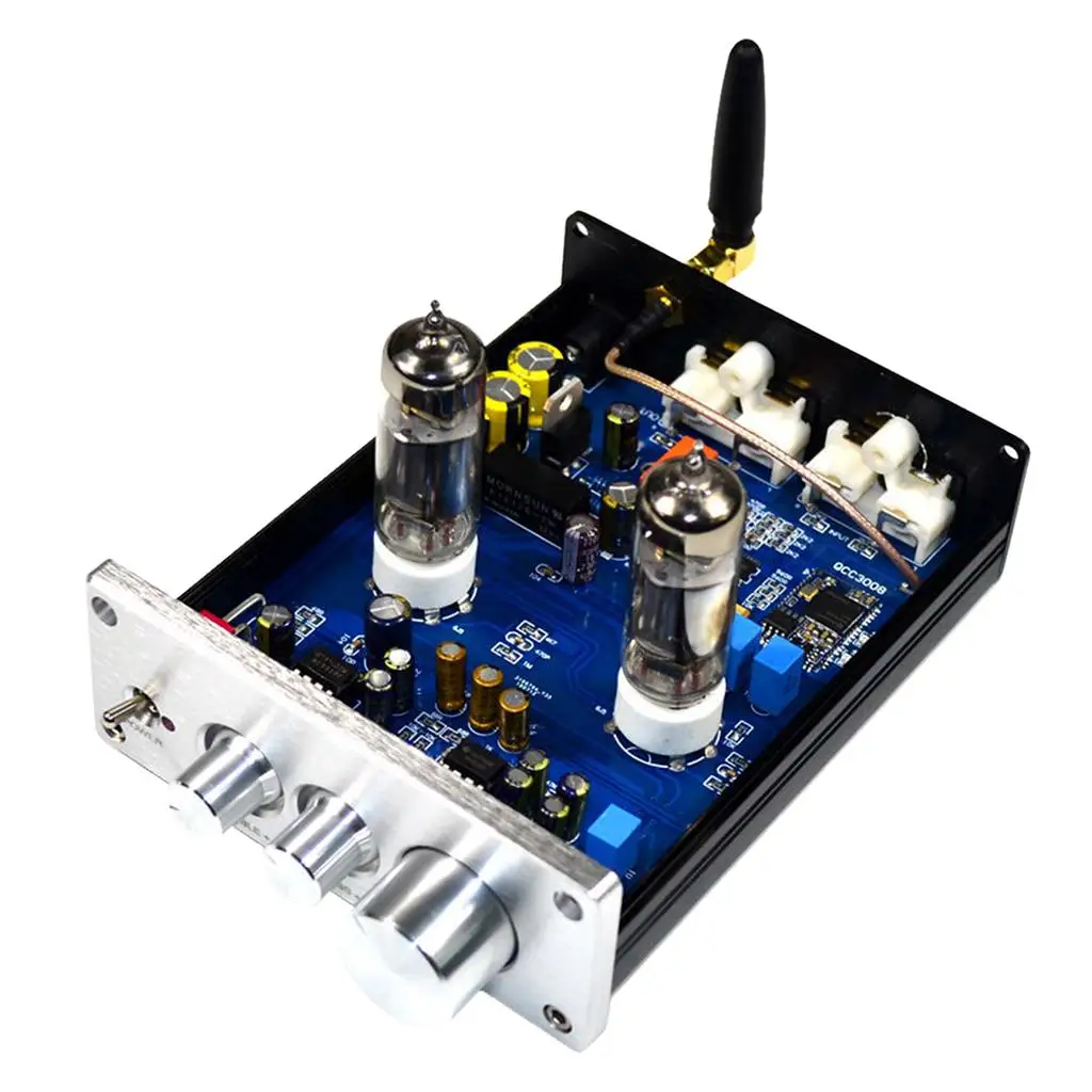 NE5532 버퍼 하이파이 블루투스 5.0 프리앰프 앰프 6J5 튜브 프리앰프