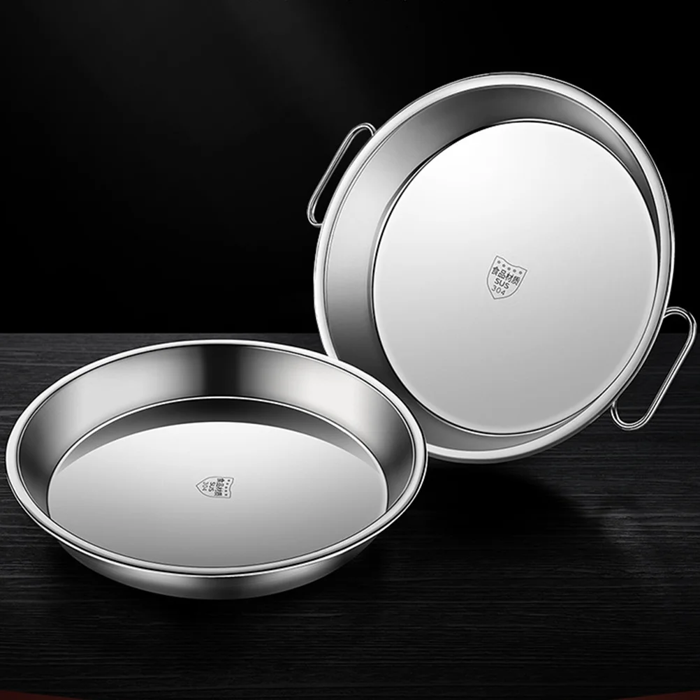 

Stainless Steel Steaming Tray Liangpi Steamer Plate For Cold Noodle Rice Cooking Kitchen Outdoor Snack Bar