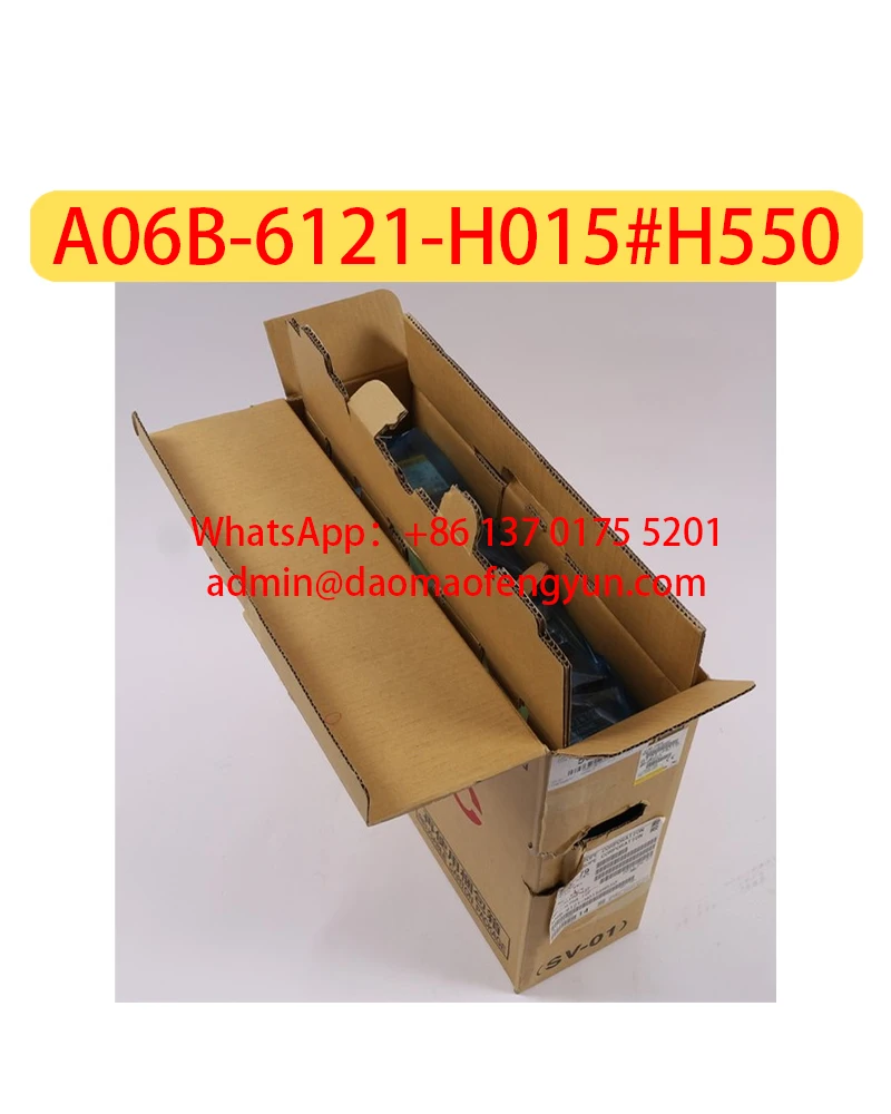 A06B-6121-H015 # H550 nuevo servoaccionamiento de husillo genuino, A06B 6121 H015 H550, A06B6121H015 # H550, envío rápido