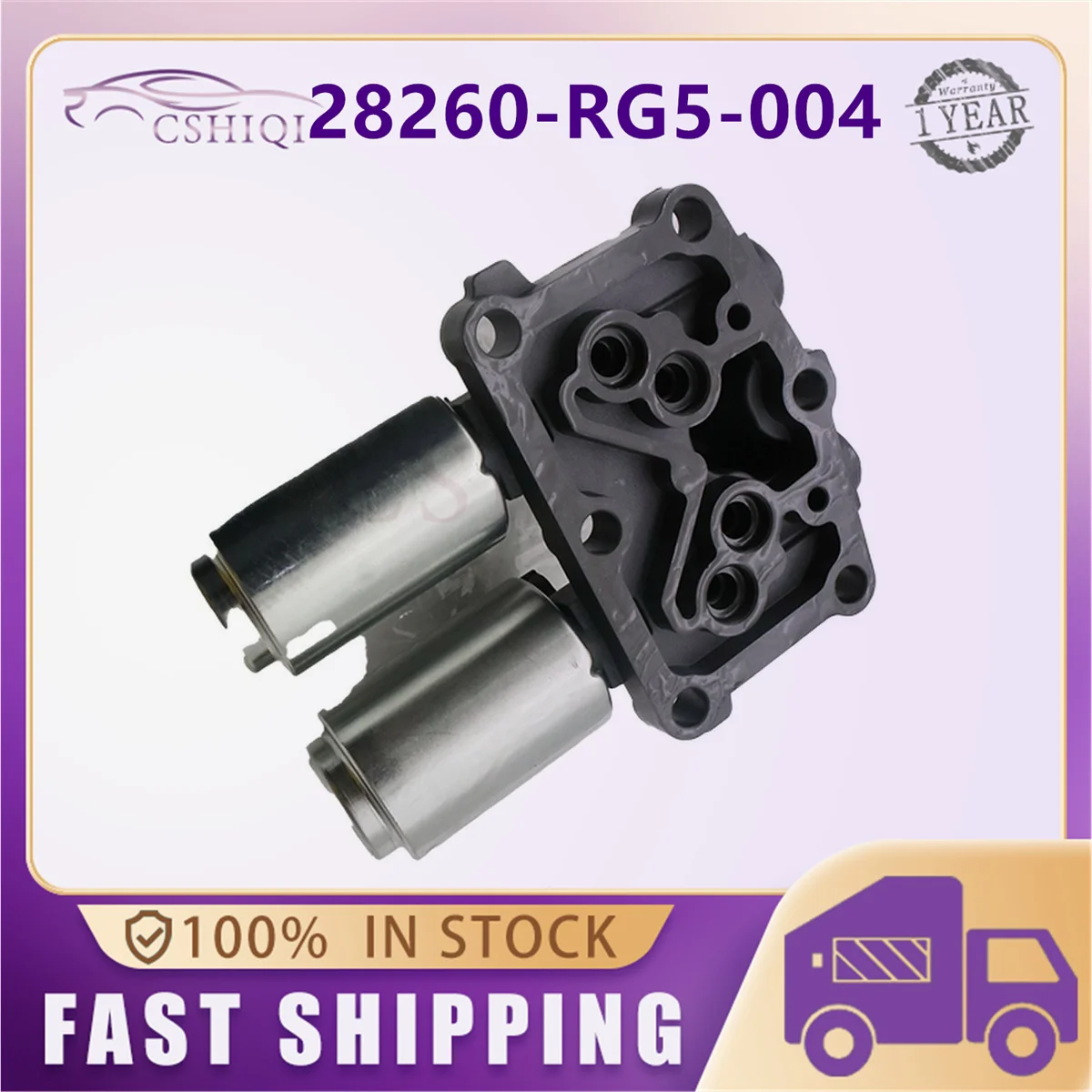 Válvula solenóide de transmissão 28260-RG5-004 para Honda Civic 1.8L 2012-2013 2008-2013 1.5L 28260RG5004 28260 RG5 004