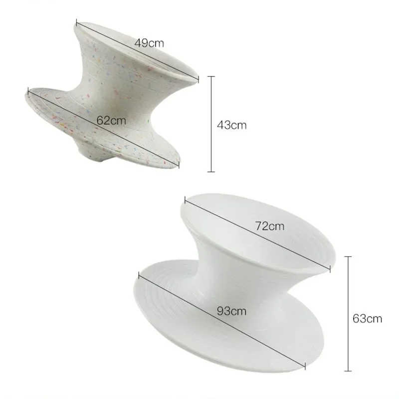 

Internet celebrity creative gyro, chair shopping mall leisure 360 degree rotating tumbler stool