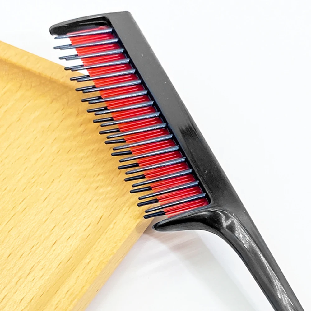 Professional Barber Shop Fluffy Hair Comb Partitioned Hair Comb Salon Hairdressing Tip Comb Plastic Hair Comb Hairdressing Tool