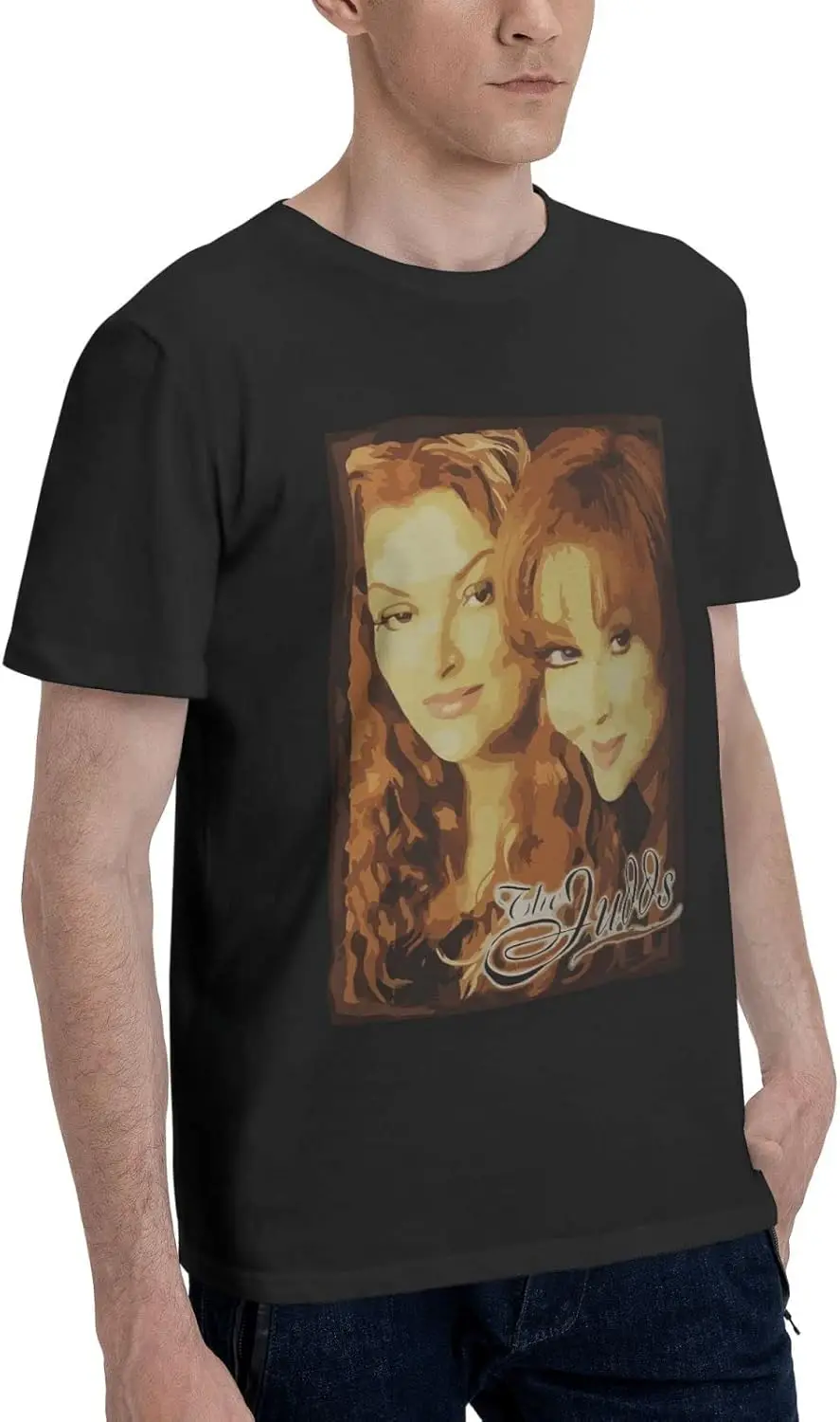 T-shirt da uomo con stampa 3D, colorate, comode, personalizzate, musica country Matriarch Naomi Singer Judd