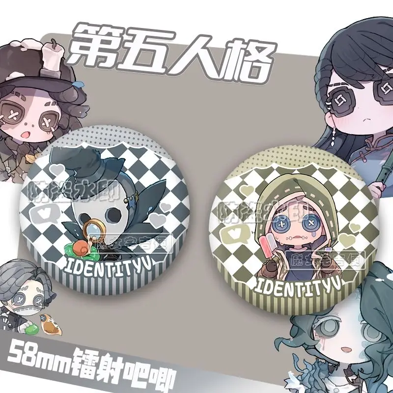 بروش هوية V للفتيات ، شارة ، ملابس ، طية صدر السترة ، تذكار ، زر لين ، قبعة ، شارة ، هدية جمع ، ملابس ، تذكار