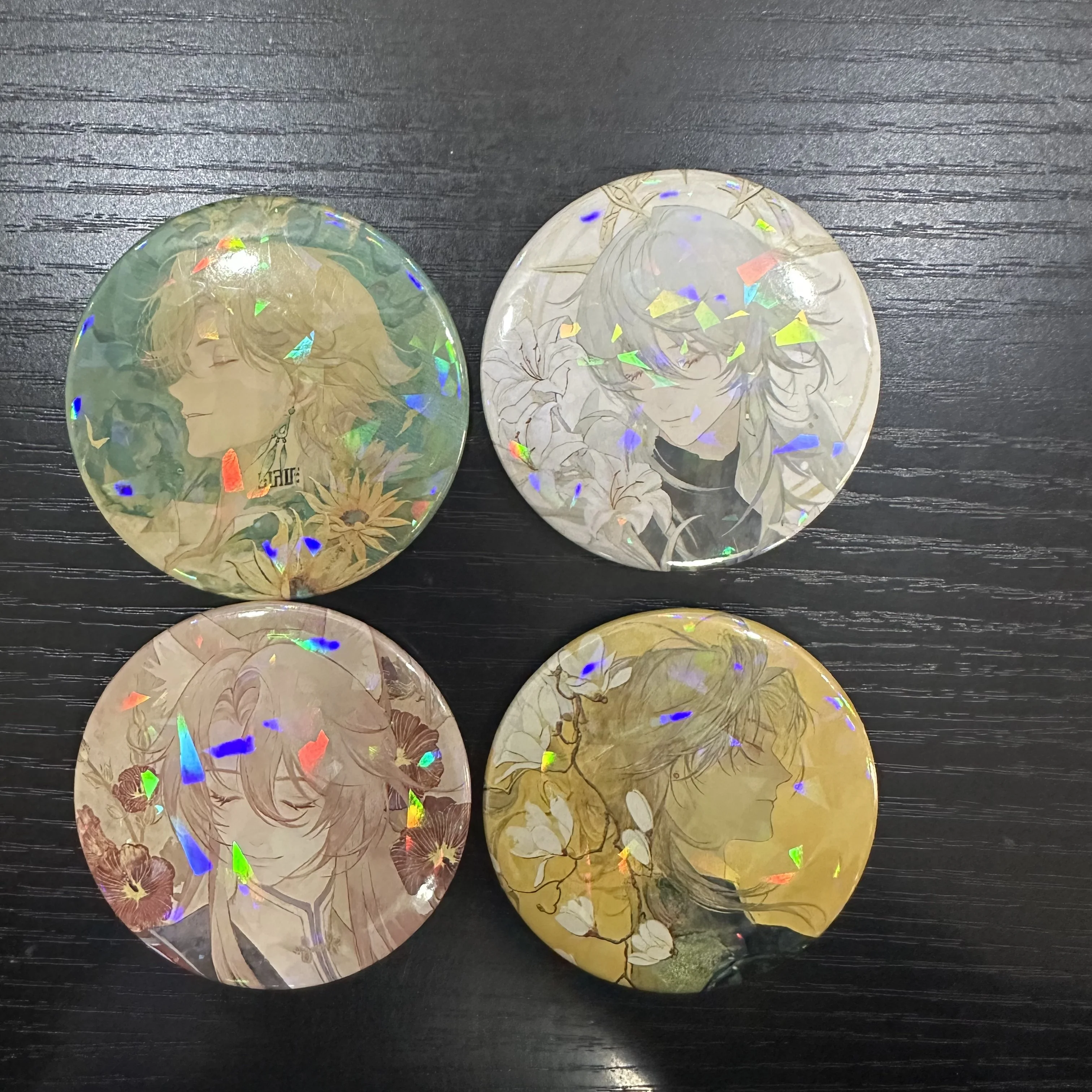 Hot Game Honkai: Star Rail Figures Aventurine Sunday Jing Yuan Cosplay Cute Cartoon Metal Badge Kawaii Bag Pins Fans Gifts 6CM