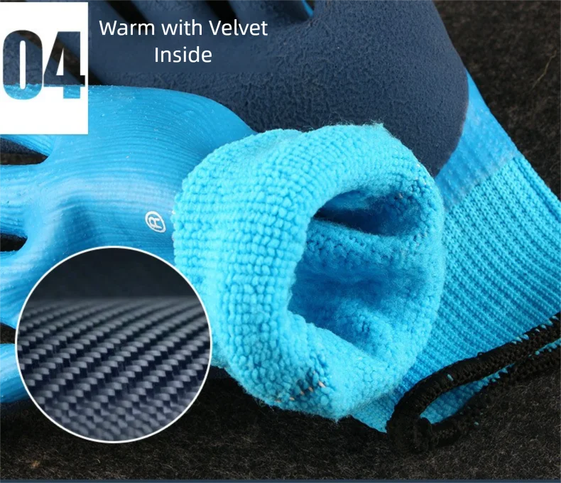 -30°C Thickened Extreme Cold-Resistant Gloves Waterproof Windproof Coldproof Full Finger Winter Padded Outdoor working Gloves