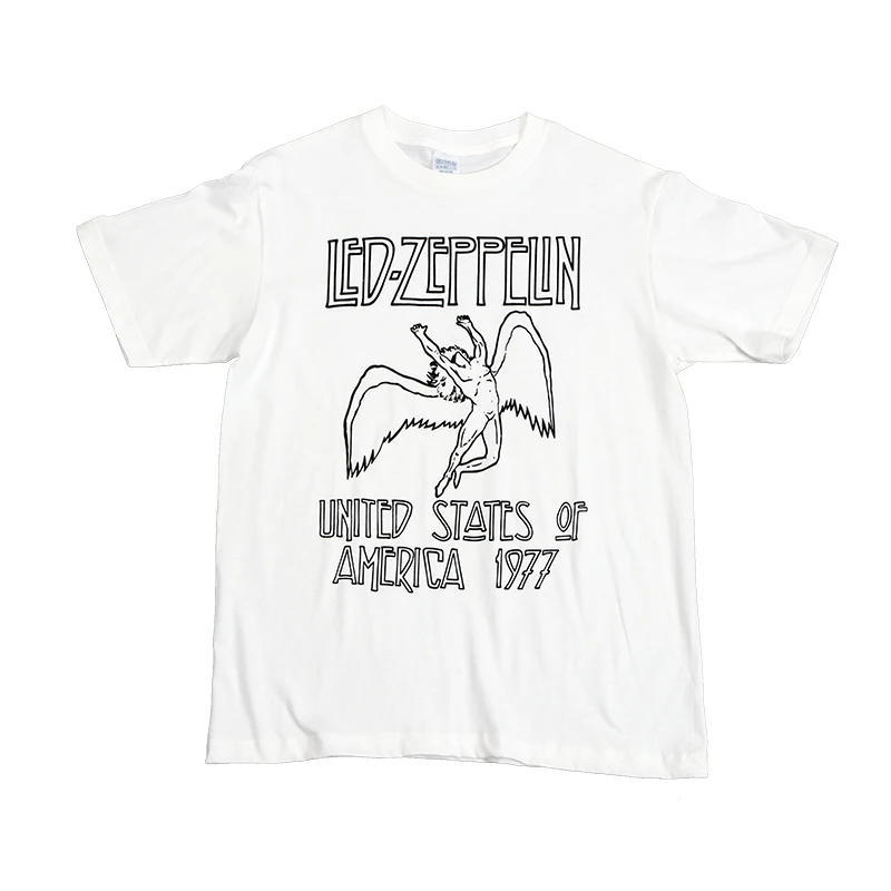 

Fashionable and handsome American rock band print American punk niche men's and women's 100% cotton tops short-sleeved T-shirts