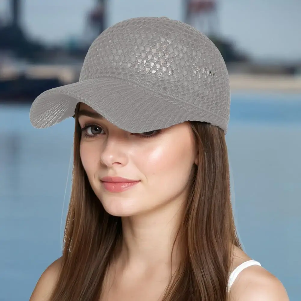 

Breathable Baseball Hat Quick-drying Mesh Baseball Cap for Men Women Curved Brim Trucker Hat for Outdoor Sports Sun for Running