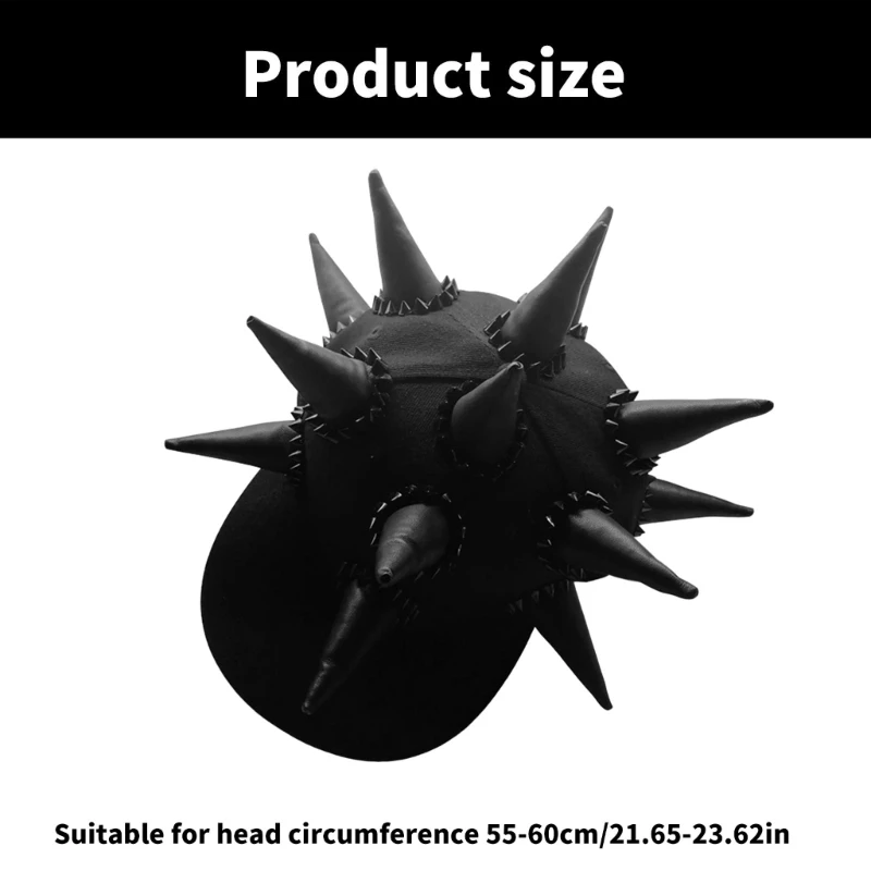 Novelty Baseball Hat Teens Spiked Caps Fashion Baseball Hat Street Dance Sun Hat