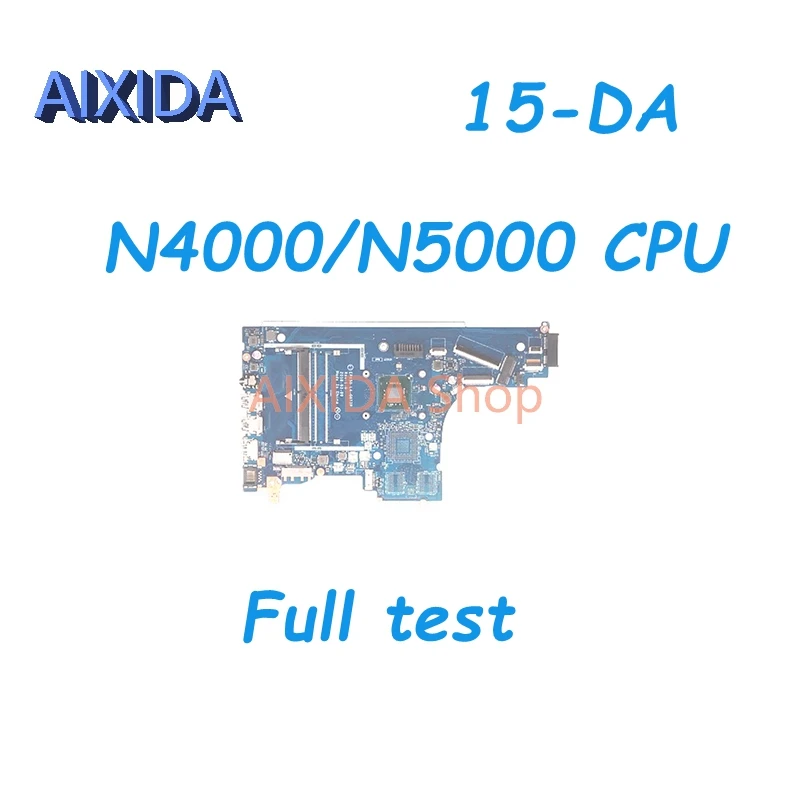 

AIXIDA L20372-601 L20372-001 L20372-501 L20375-001 EPK50 LA-G073P For HP 15-DA Laptop Motherboard N4000/N5000 CPU DDR4 full test