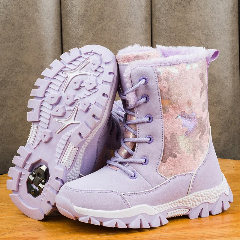 

New Fashion Autumn and winter children's cotton shoes KIDS snow boots Girls' boots