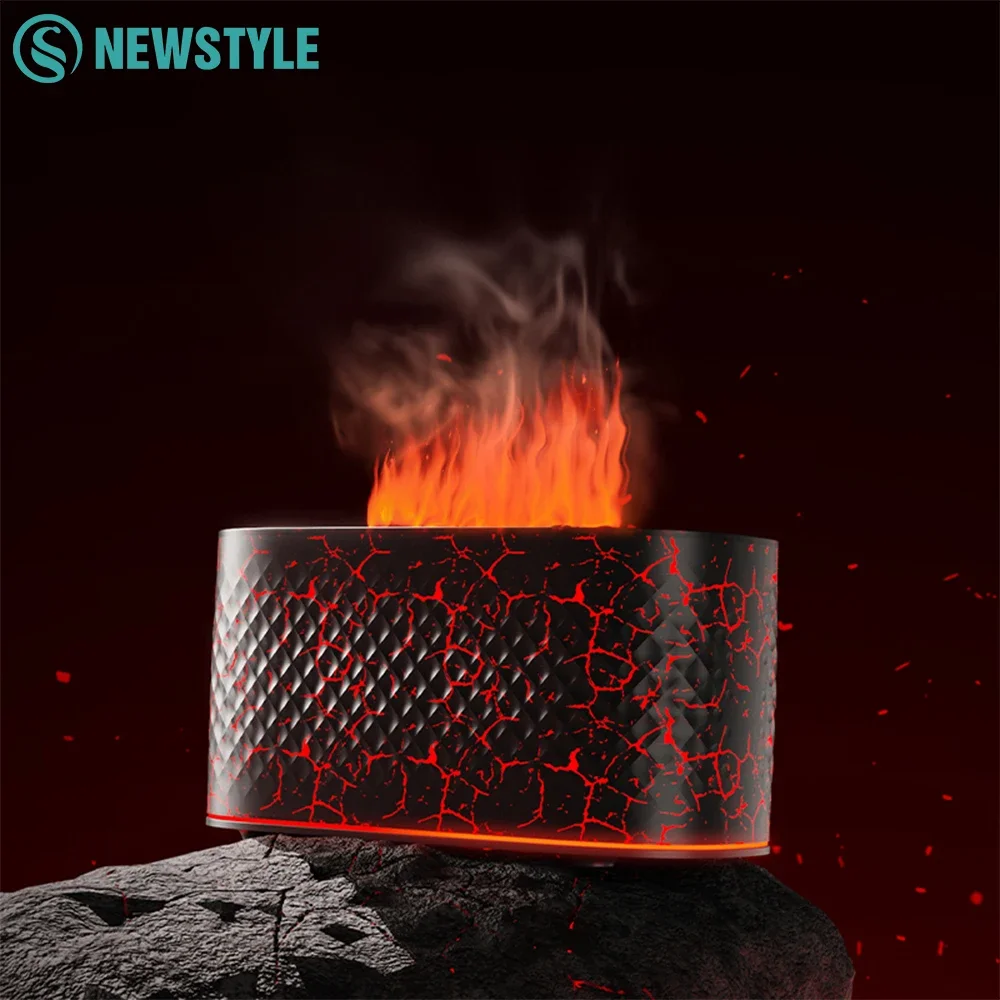 

Аромадиффузор Carck с красочным пламенем, ночник, 15-20 мл/ч, USB, бесшумный ультразвуковой увлажнитель воздуха для дома, спальни, увлажнитель воздуха