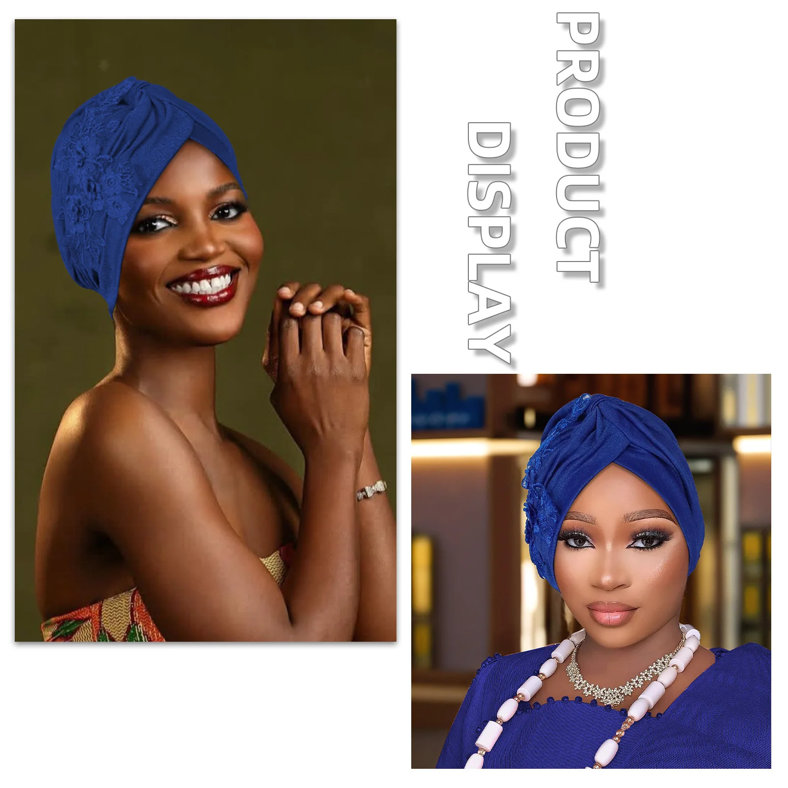 

Appliques Flower Turban Women Muslim Hijab Chemo Cap Head Wraps Headscarf Bonnet Hair Loss Pleated Headwear Hat Turbante Mujer