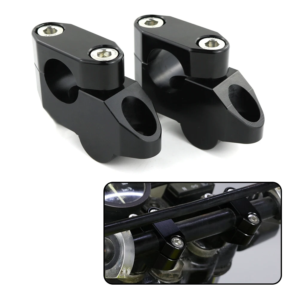 

For Suzuki Bandit GSF600 GSF750 Bandit GSF1200 GSF1250 Bandit GSF250 GSF400 GSF650 22mm 7/8" Handlebar Riser Back Moved Mounting