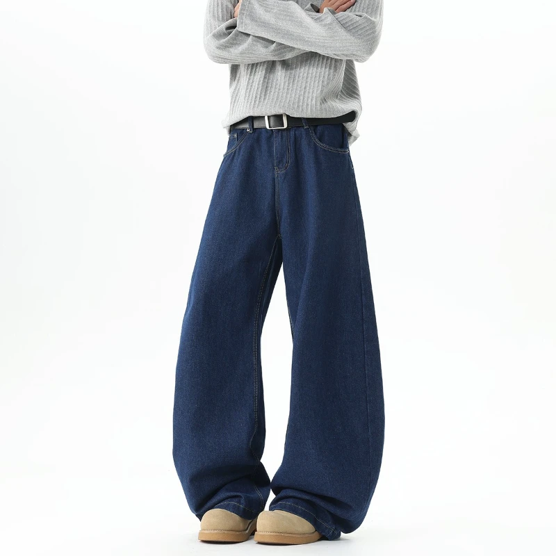 Men's Winter Loose Straight Leg Jeans