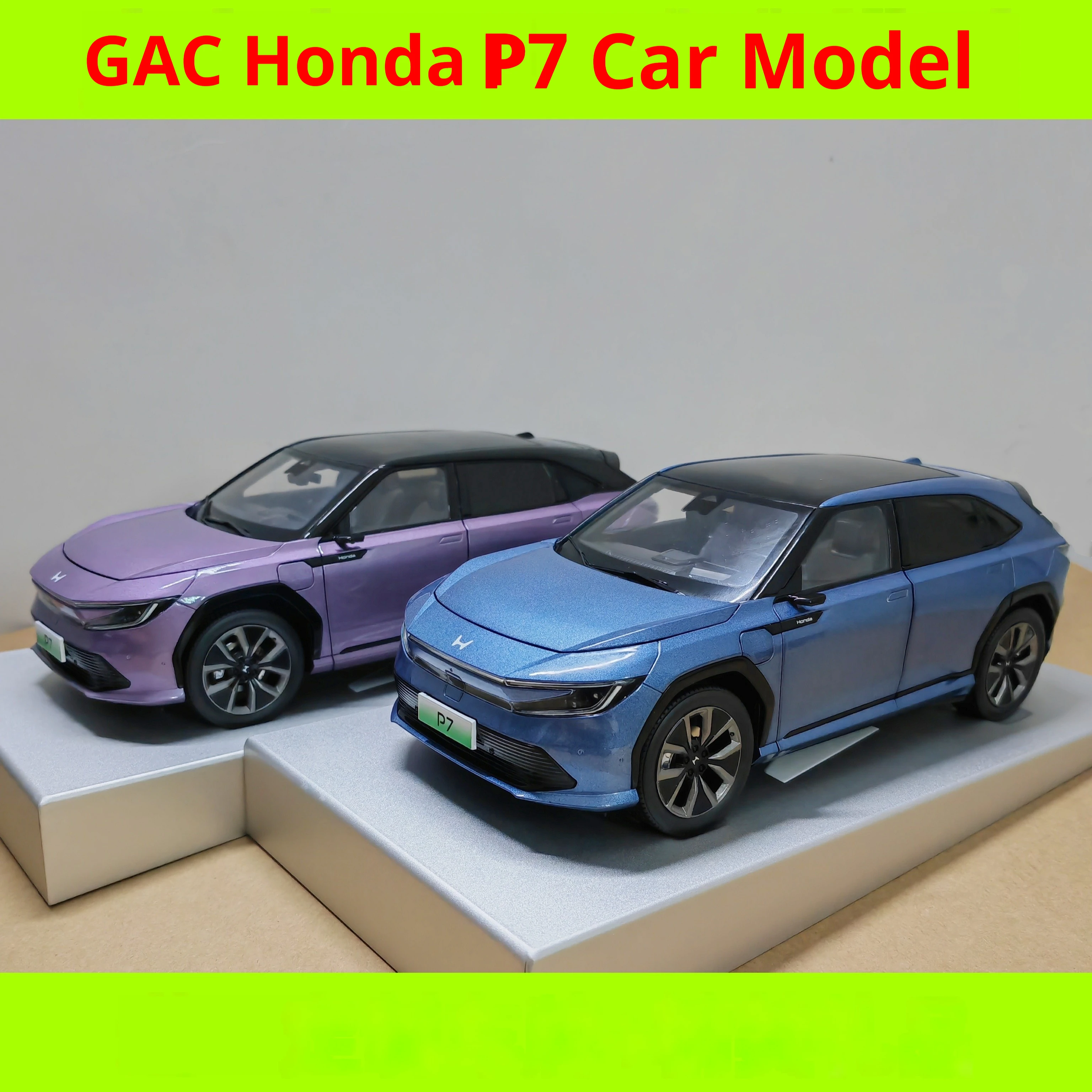 

GAC Honda 2025 P7 New Energy EV 1:18 Alloy Car Model High Simulation Vehicle For Collection Enthusiasts Display Decor Gift