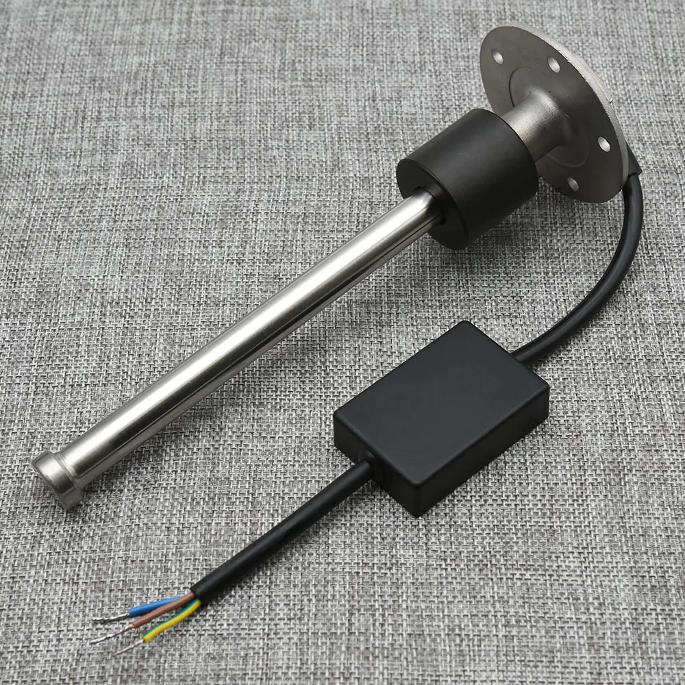 Fuel Level Sensor Liquid Level Transmitter Water Sensor Detector 24V 4‑20mA Output Liquid Sensors Transmitter Current Sensor