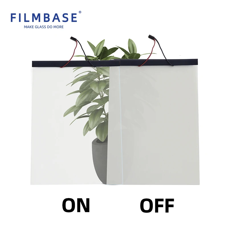 FILMBASE Pdlc Electrochromic Window Film Office Self-adhesive Electric Smart Film For Window