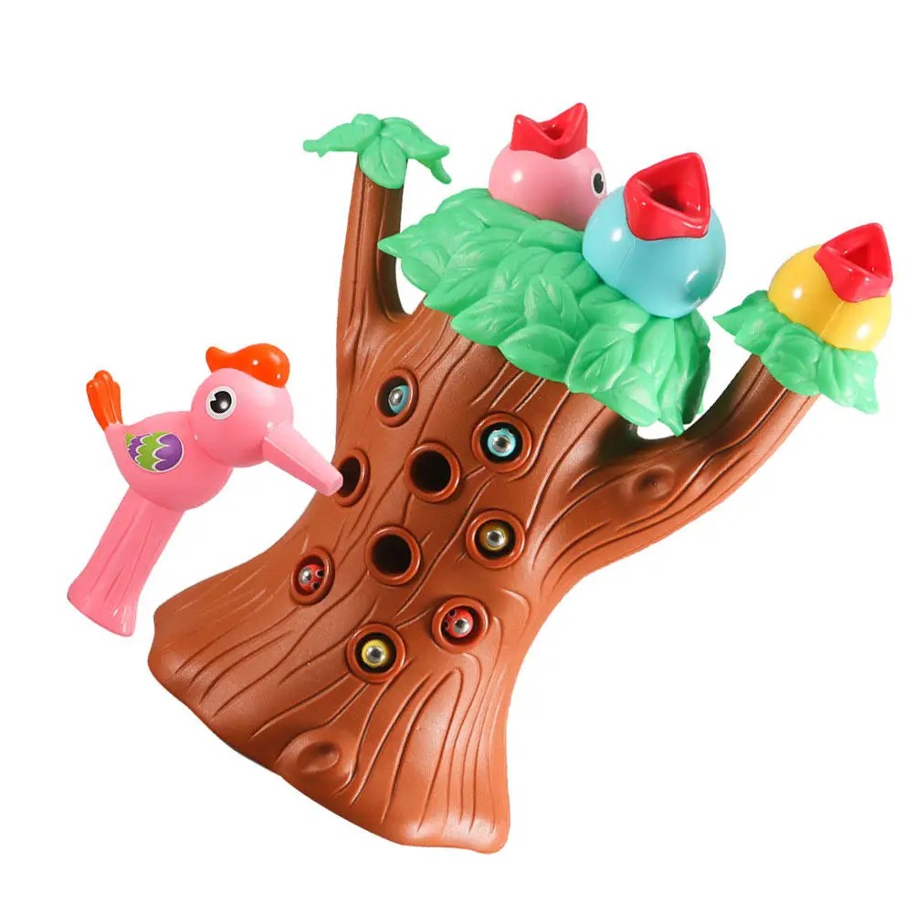 

1Set Interactive Woodpecker Catching Educational Plaything for Kids Parent-Child Fun Learning Development Interactive