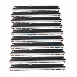 10pcs 12.8cm 128mm Mixer Fader B10K Single Channel B103 Sliding Potentiometer Stroke 100mm Handle 8mm