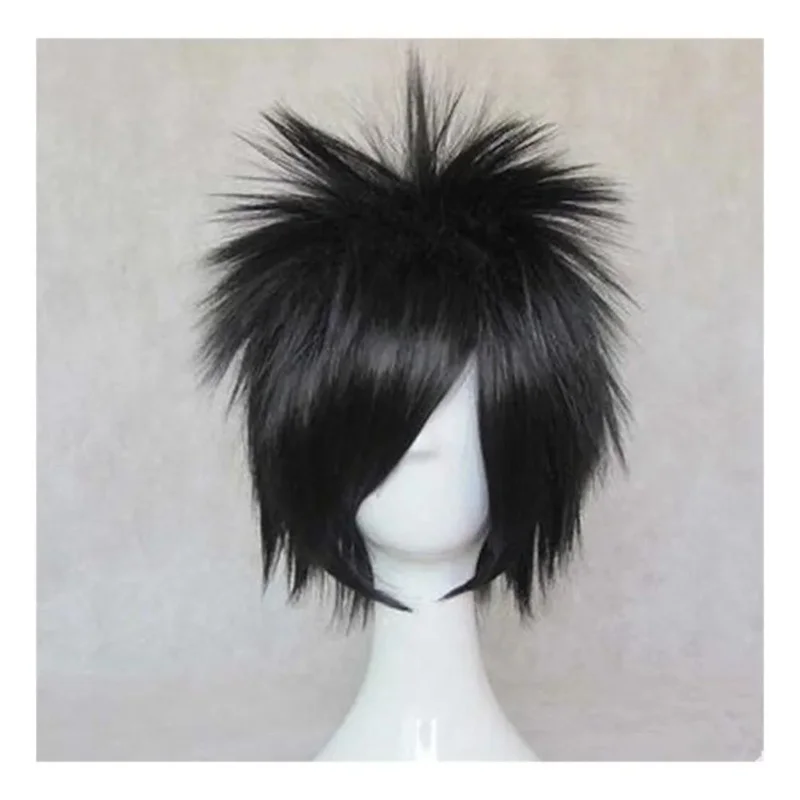 

Anime Cosplay Wig Uchiha Sasuke Bla Short Synthetic Hair Men Halloween Hair