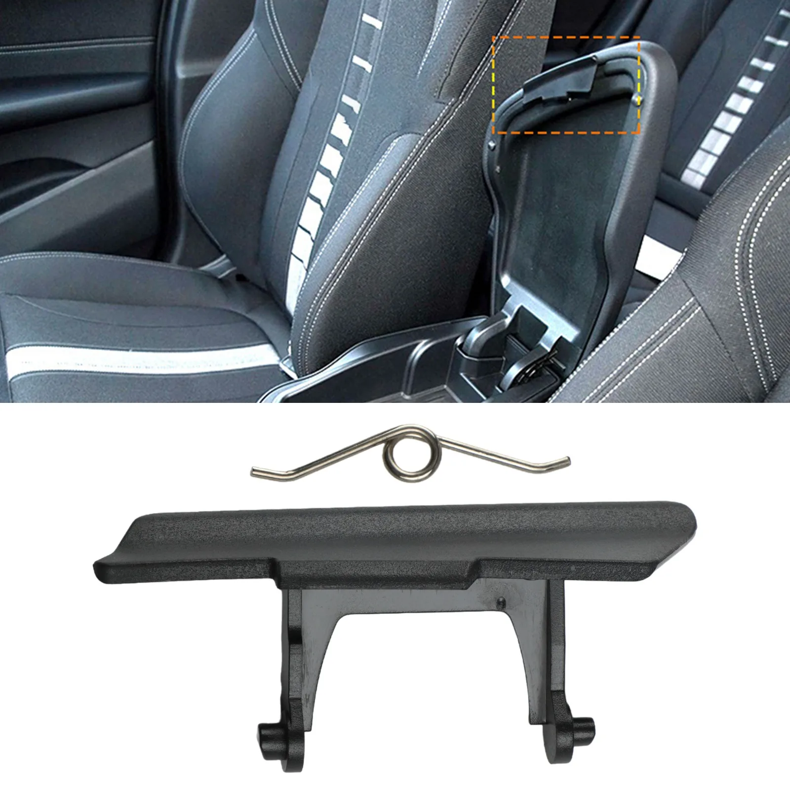 1Pcs Car Armrest Lock Center Rest Box Console Latch Clip For BMW X1 / F48 / X2 / F39 LHD Car Interior Accessories