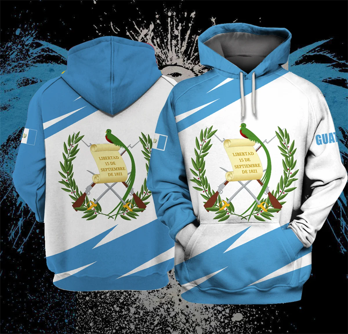 

Guatemala American Country Flag 3D Print Unisex Hoodie Men/Women Sweatshirt Streetwear Zip Pullover Casual Jacket Tracksuits -81