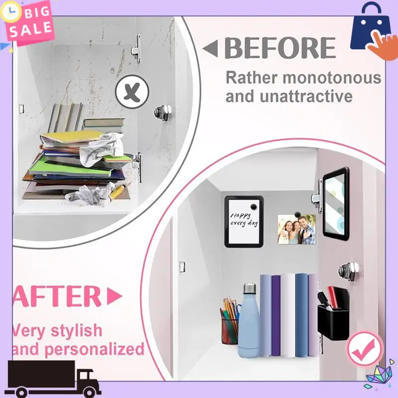 

Комплект аксессуаров для шкафчика — принадлежности для девочек «Снова в школу», магнитное зеркало для доски, держатель маркера для сухого стирания и школьные принадлежности