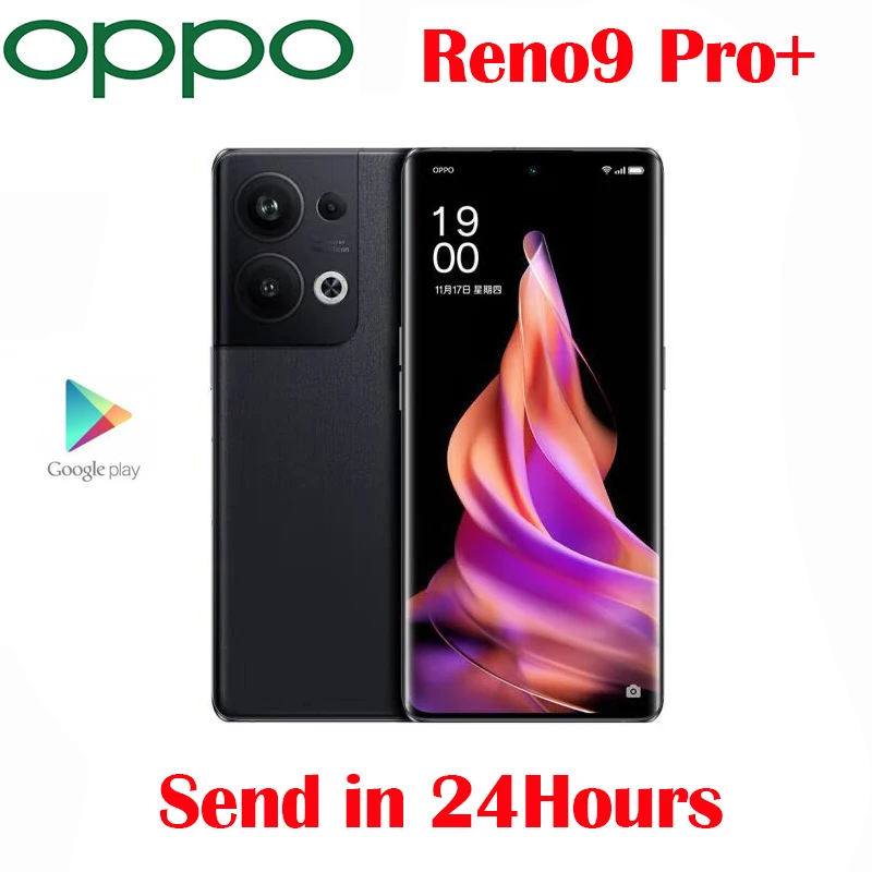 New Official OPPO Reno 9 Pro + Plus Cell Phone 6.7 inch OLED 120Hz Screen 80W Super VOOC 4700mAh Android 12 ColorOS 13 OTG