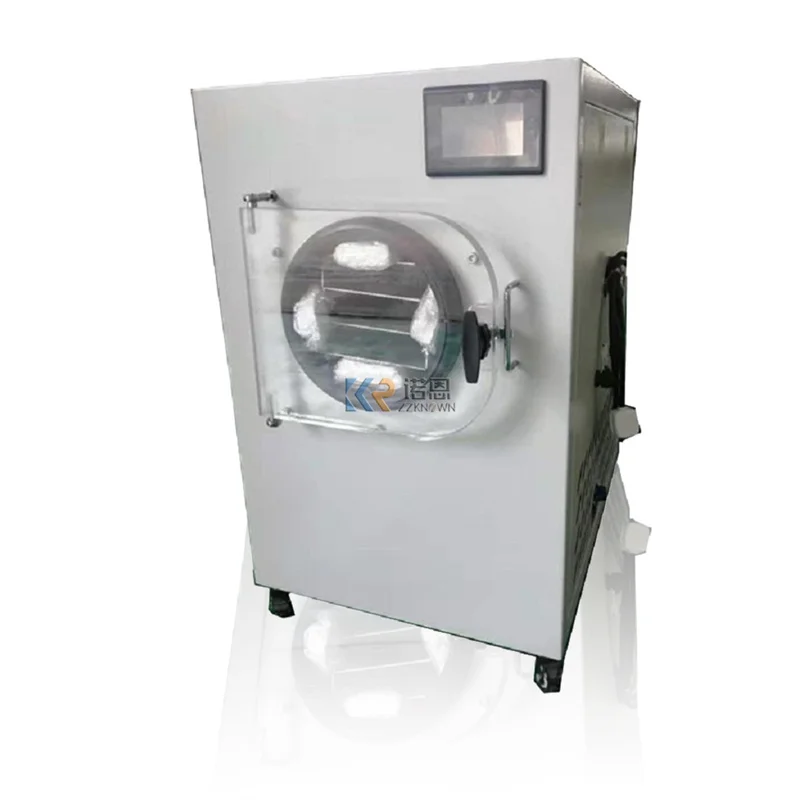 6-8kg Vacuum Freeze Drying Dried Machines Fruit Food Mini Vegetables Freezer Dryer For Sale