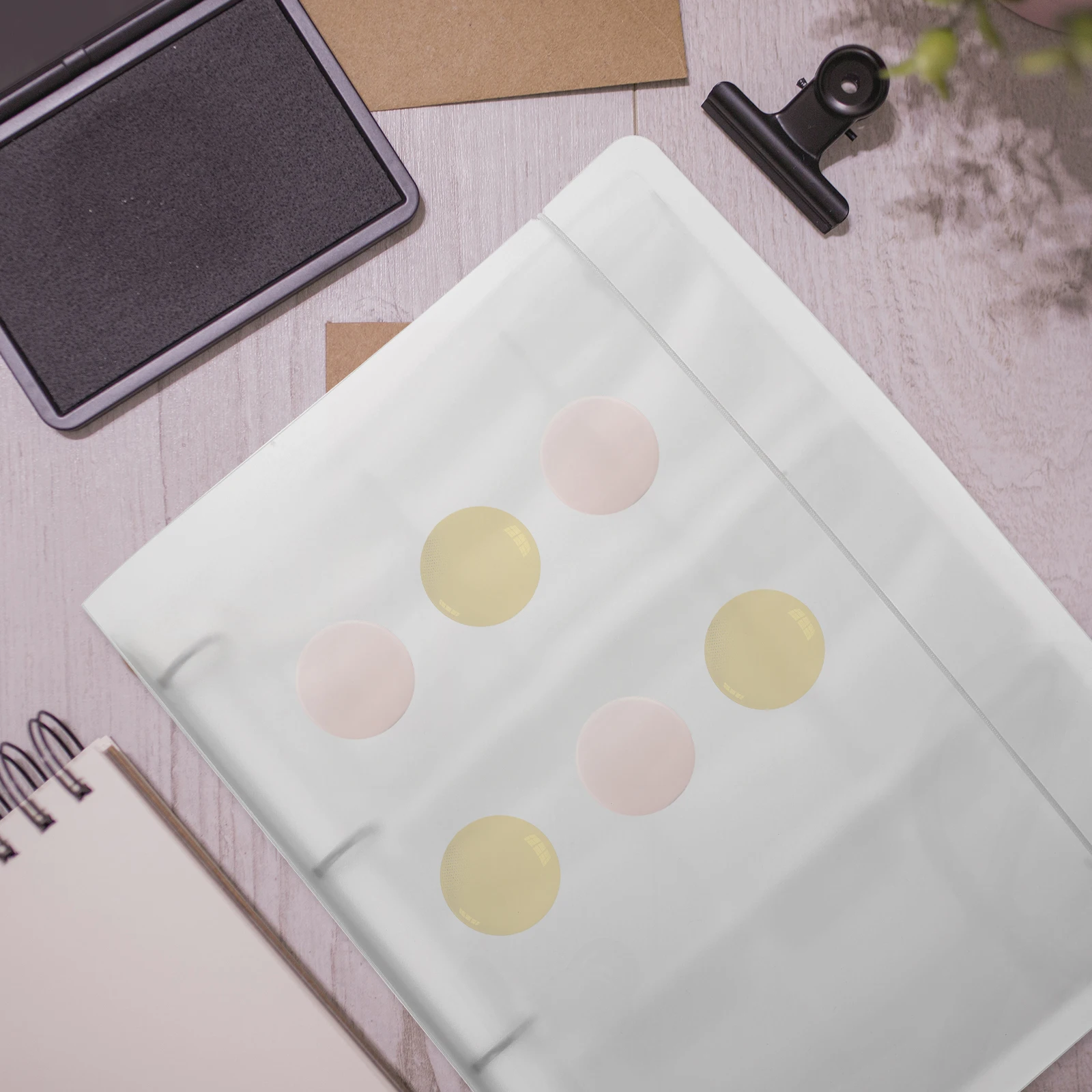 

Badge Album Coin Page Storage Book for Collecting Badges Coins Paper Cards Embossing Reusable PP Material