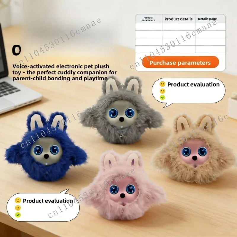 Intelligent AI rabbit significant other robot emotional toy voice polypropylene plush doll electronic pet