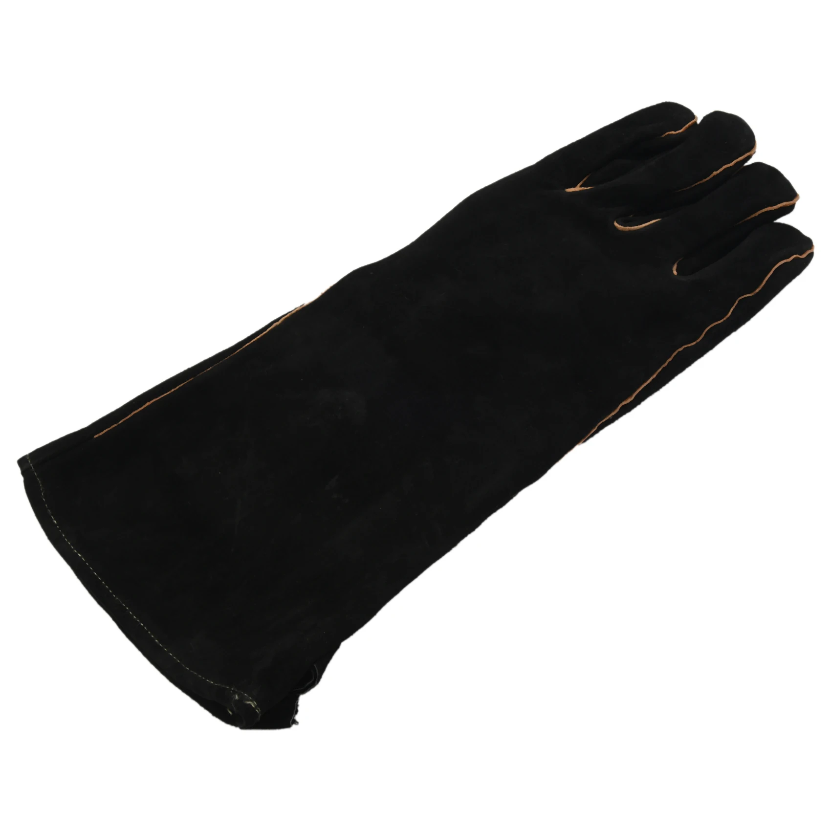 Extreme Heat&Fire Gloves Leather with Stitching Mitts Perfect for Fireplace Stove Oven Grill Welding Bbq Mig Pot Holder