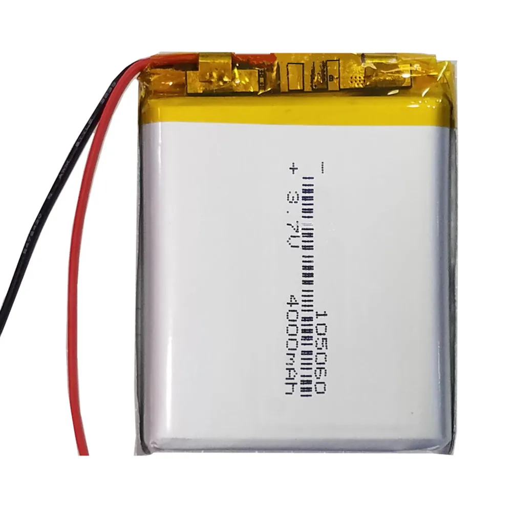 1-10PCS 105060 3.7V 4000mAh Lithium Polymer LiPo Rechargeable Battery For PAD DVD E-book Note Book Bluetooth Headset Power Bank