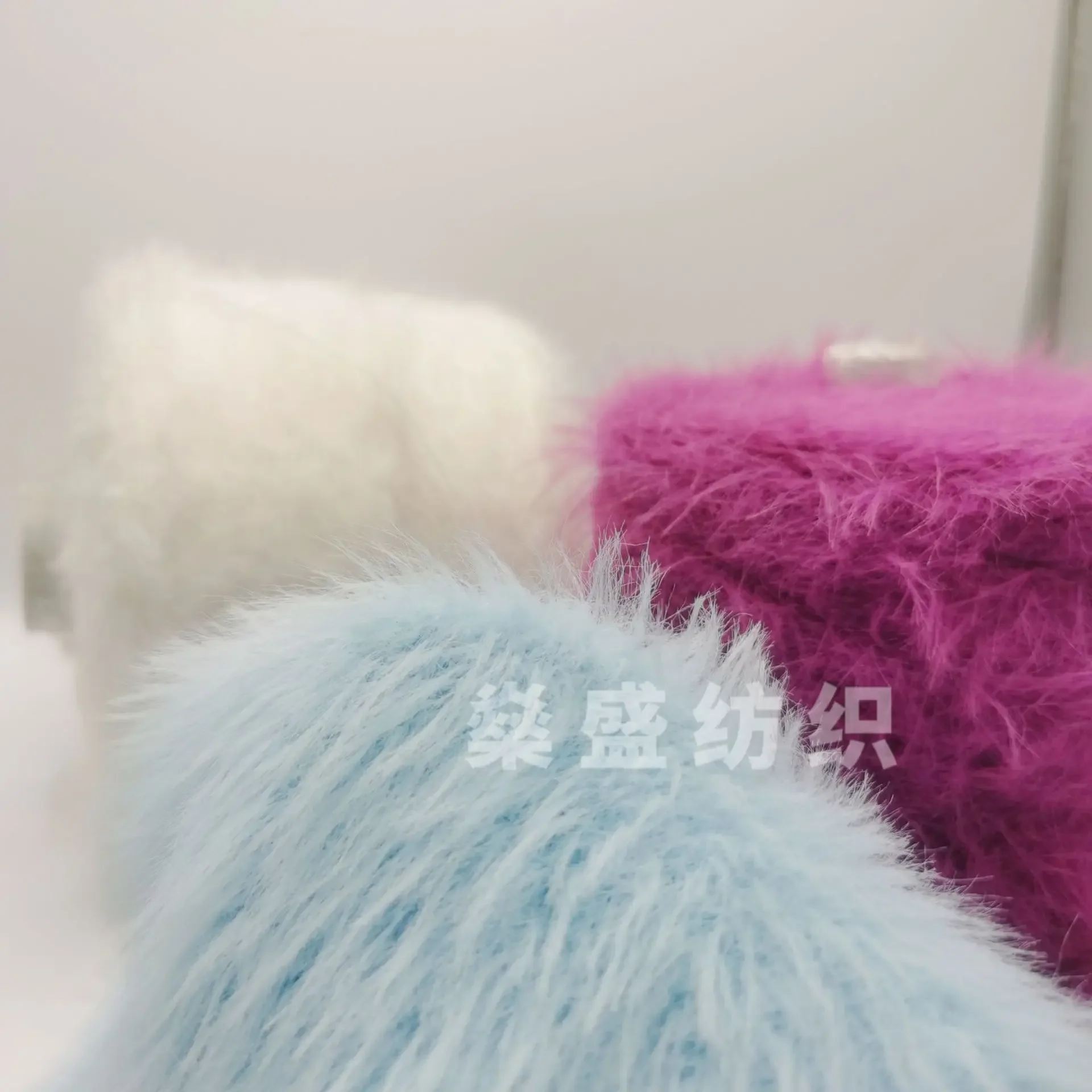 5cm Imitation Ferret Long Hair Yarn Wool Popular Autumn Winter 100% Nylon