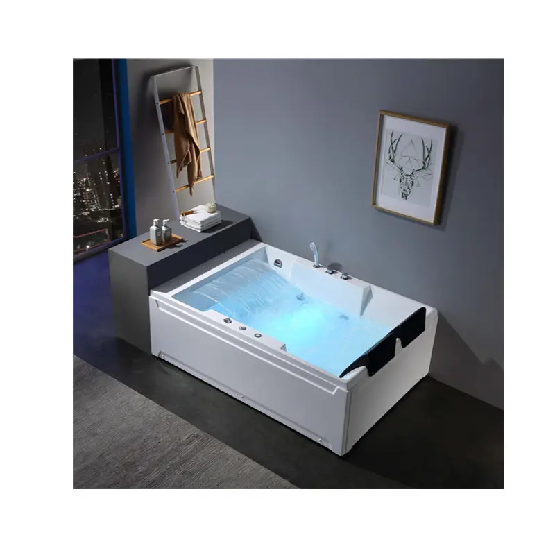 ANAQ Air Switch Bolande Freestanding Bathroom Hydro Massage Hydromassage Bathtub