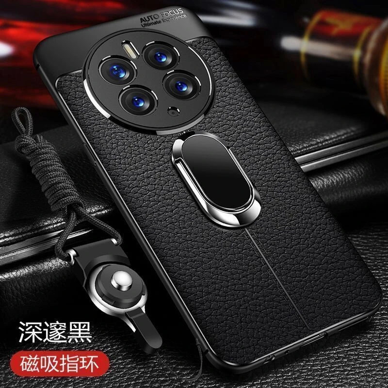 Magnetic Case For Huawei Mate 50 Pro 40 30 20 Holder Cover For Mate50 Luxury TPU Soft Silicone Protection Shockproof Bumper