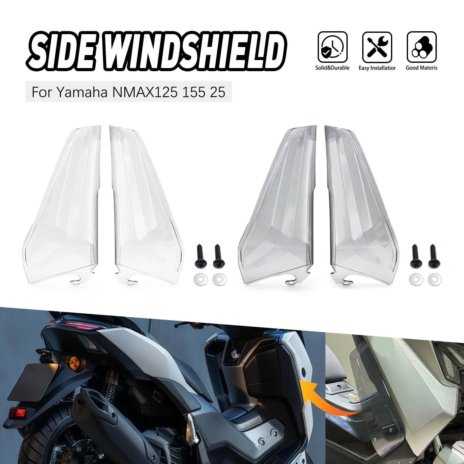 

For 2025Year Yamaha Nmax V3 Nmax155 Modified Motorcycle Spare Part Nmax2025 Nmax Legsheild Leg Windshield Protect