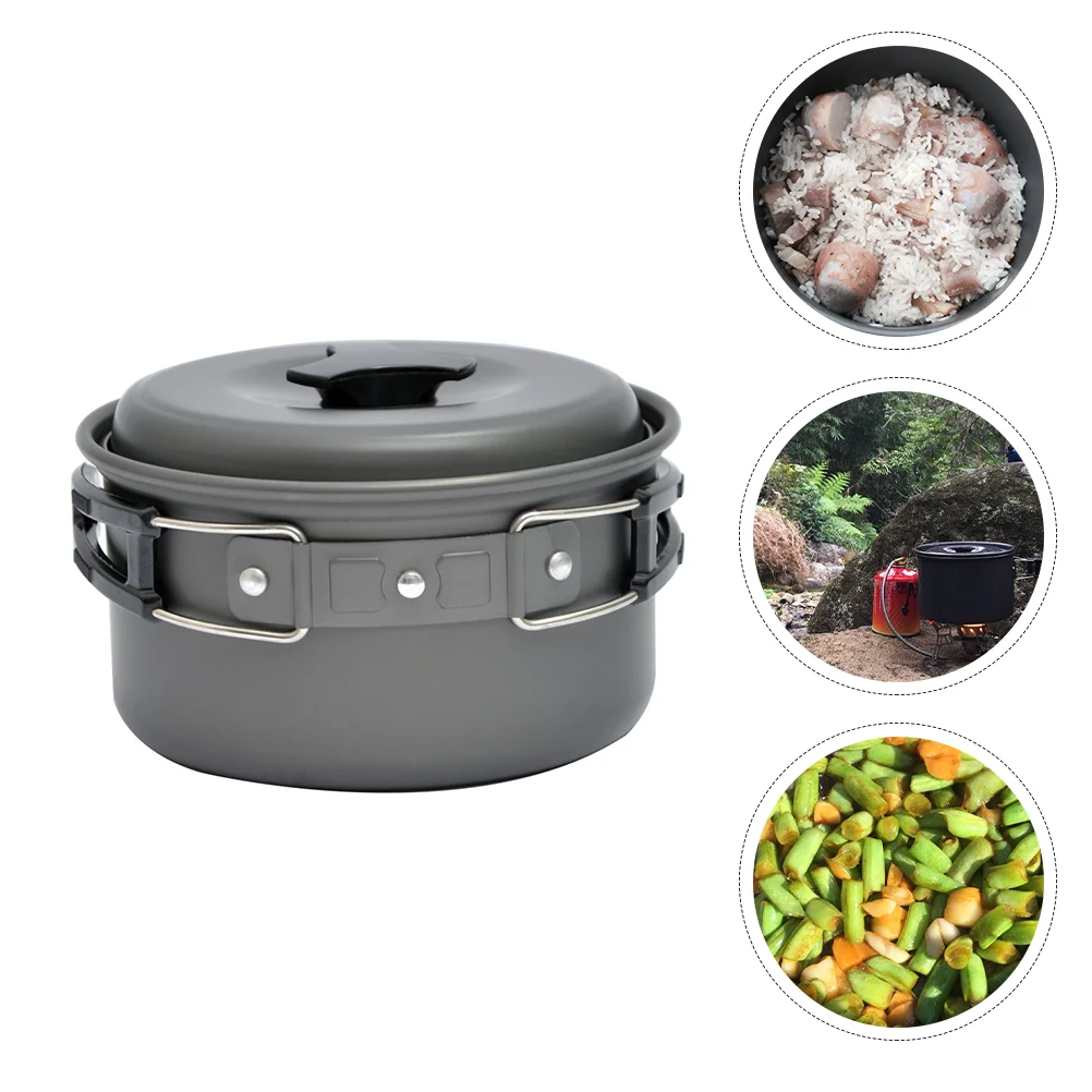 Boiler Foldable Pot Camping Cookware Aluminum Folding Cooking Utensil Supply Individual