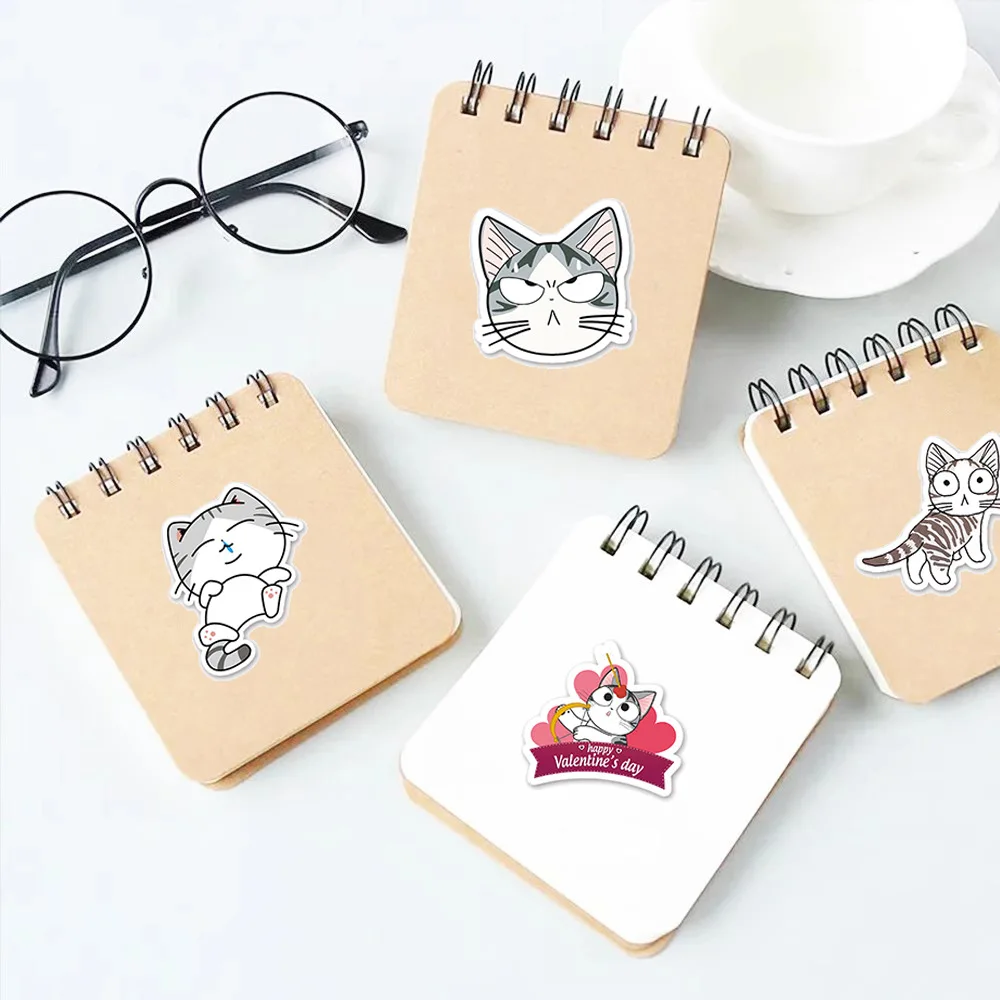 Chiの甘い家の漫画のステッカー、かわいい猫のステッカー、DIYノート、荷物、ラップトップ、電話、壁のステッカー、アニメギフト、10個、30個、50個