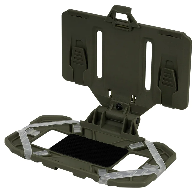 Taktisches Molle Flip Lite – faltbares Kartenbrett und Telefonhalter für Jagdweste, universelles Brust-Rig für Airsoft und Navigation