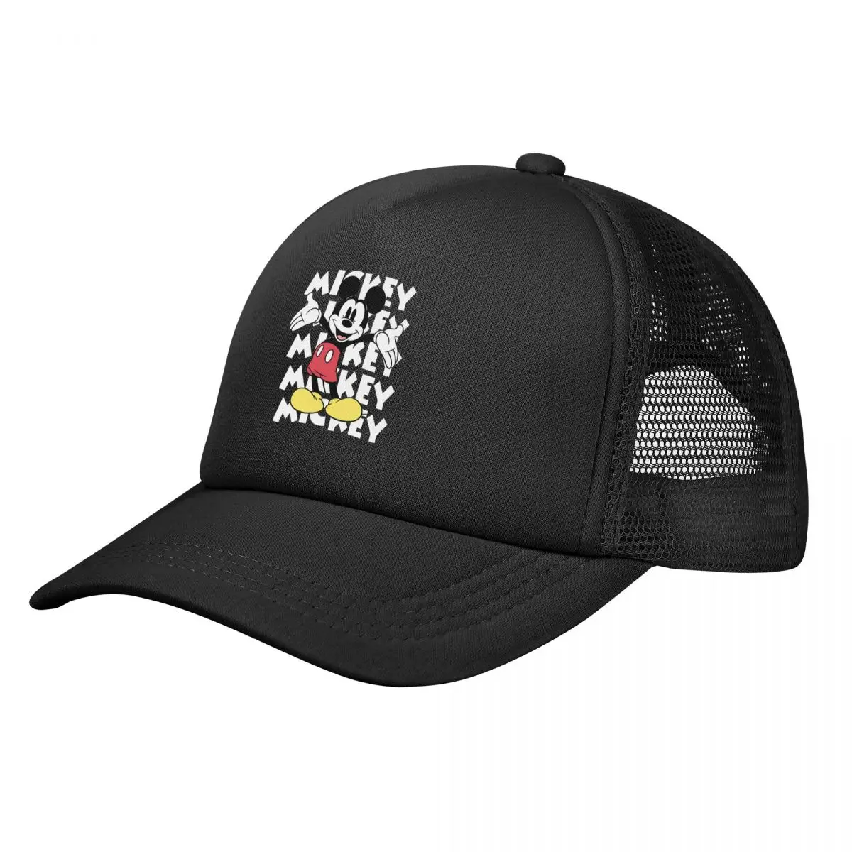 

Mickey Mouse Trucker Hat For Men Women Breathable Cooling Mesh Side Hats Caps Adjustable Fit For Casual Wear