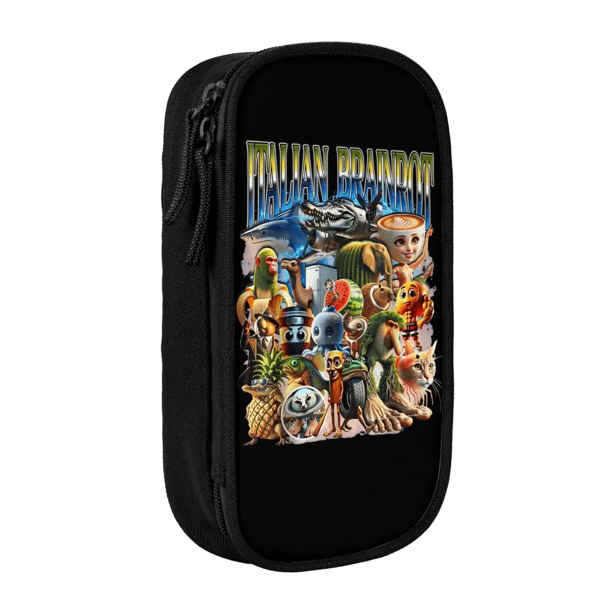 

Типы итальянского пенала Brainrot Meme, пенал с персонажем, коробка для ручек для студентов, большая вместительная сумка-карандаш, офисные канцелярские принадлежности