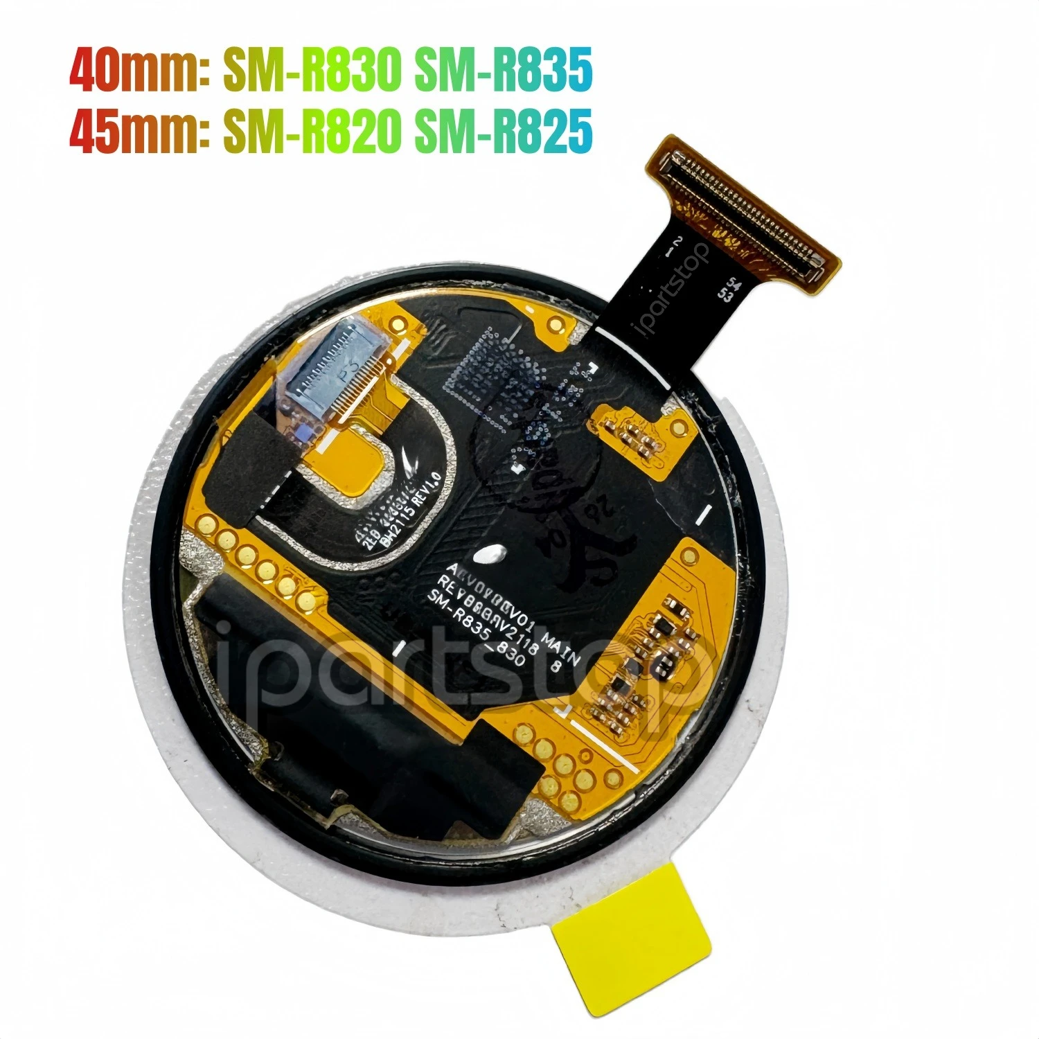 iParts Replacement AMOLED Touch Screen for Samsung Galaxy Watch Active2 44mm 40mm SM-R820 SM-R825 SM-R830 SM-R835 OEM Parts