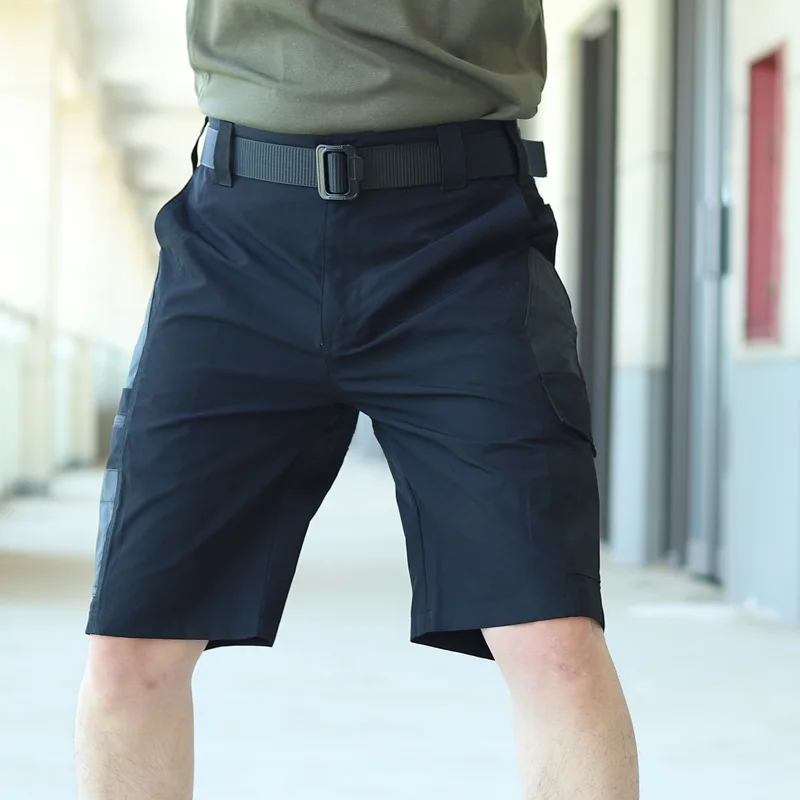 새로운 전술 작업 바지 남자 위장 반바지 야외 멀티 포켓 캐주얼 카고 짧은 바지 빠른 건조 내마 모성 반바지 남성
