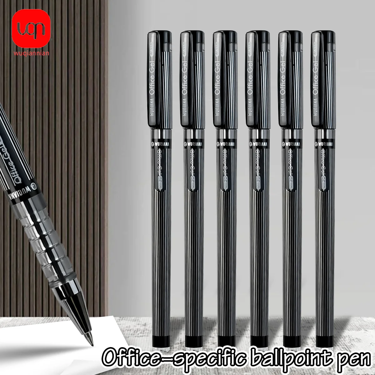 

Ручки для подписи WQN 3/6/12 шт., наконечник 0,5 мм, плавное письмо, быстросохнущие, прочные, канцелярские товары, незаменимые для школ.