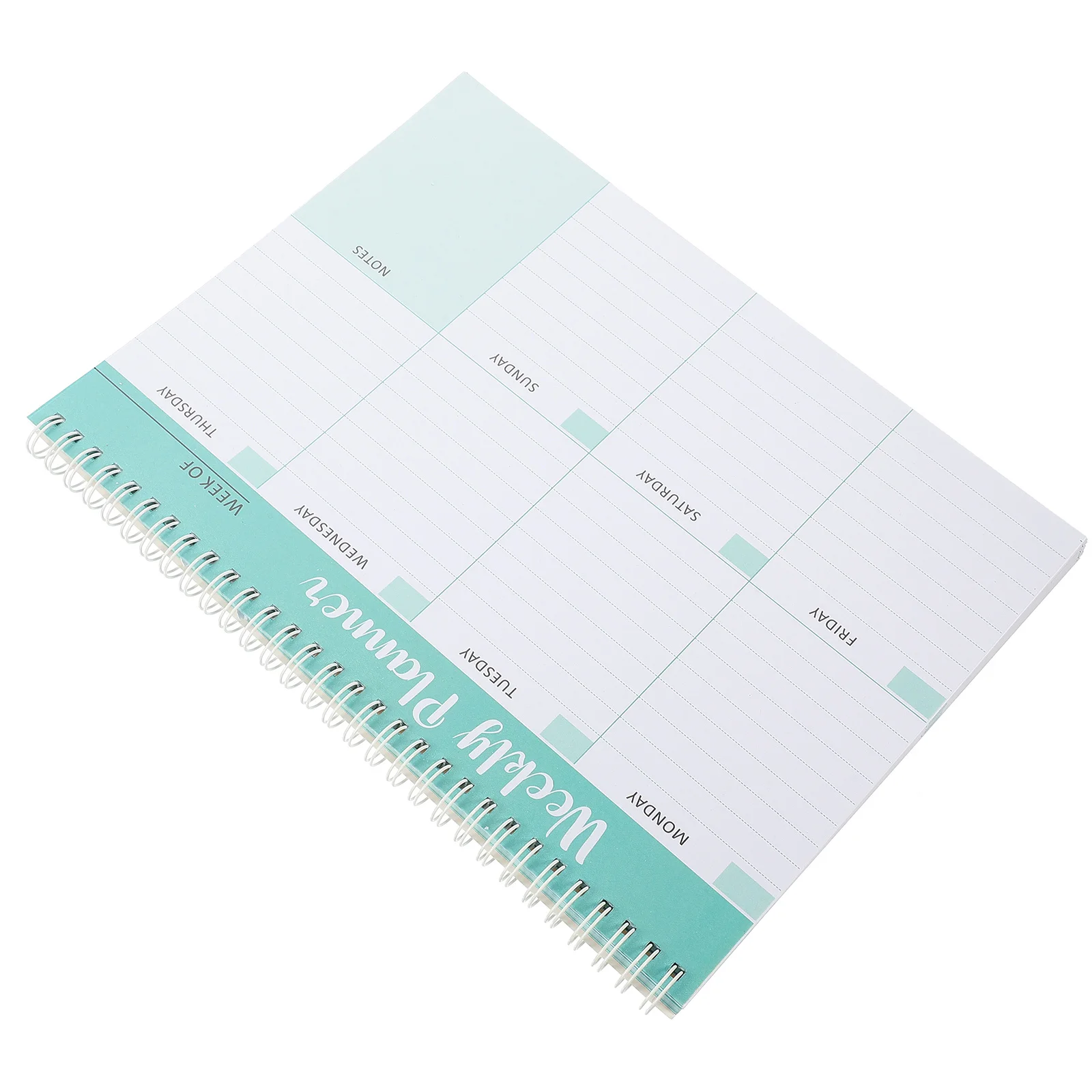 Weekly Date Notepad For Work Study Schedule Calendar To Do List Planner Management Print Stationery