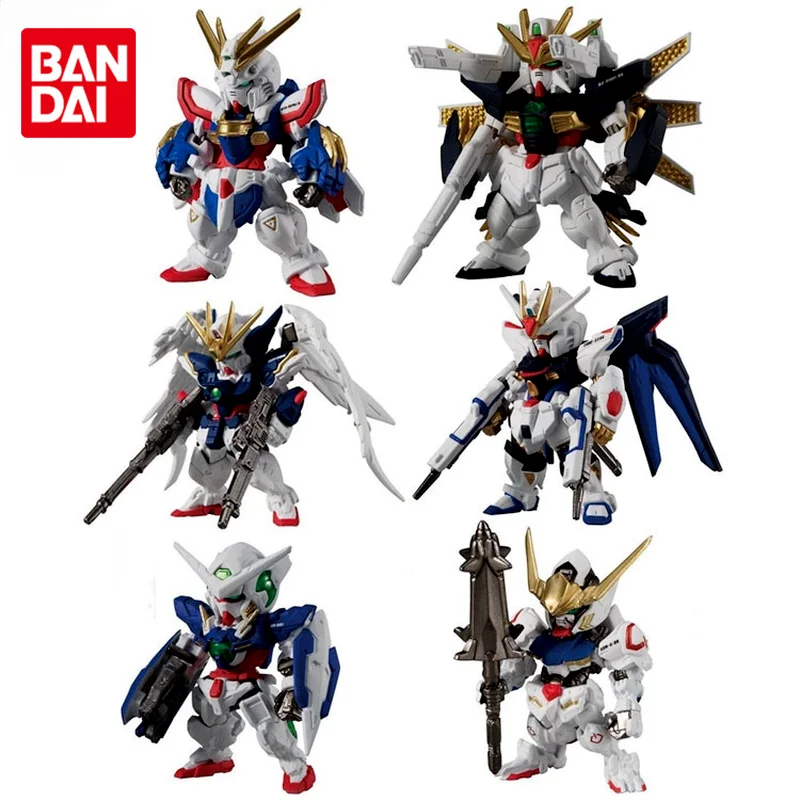 

Bandai Gundam Model Kit Anime Figure PB Limited FW 10th Anniversary AC Century Set Genuine Action Toy Figure Toys for Children